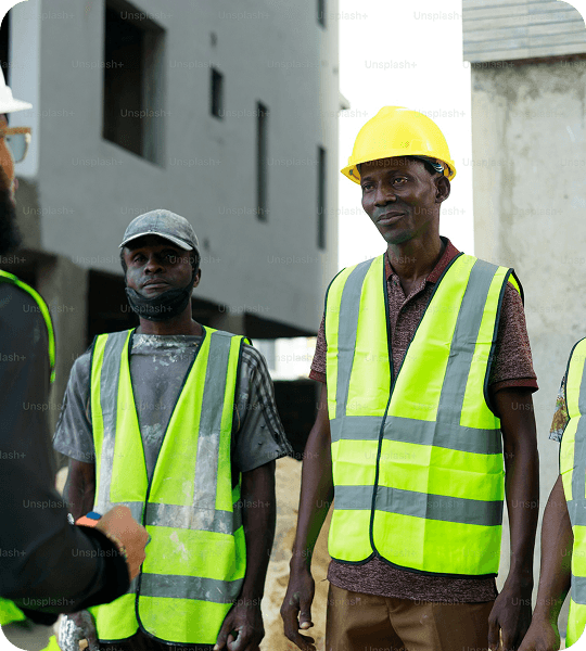 Surveyors on site