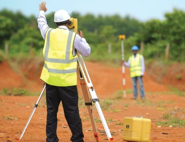 Surveying team